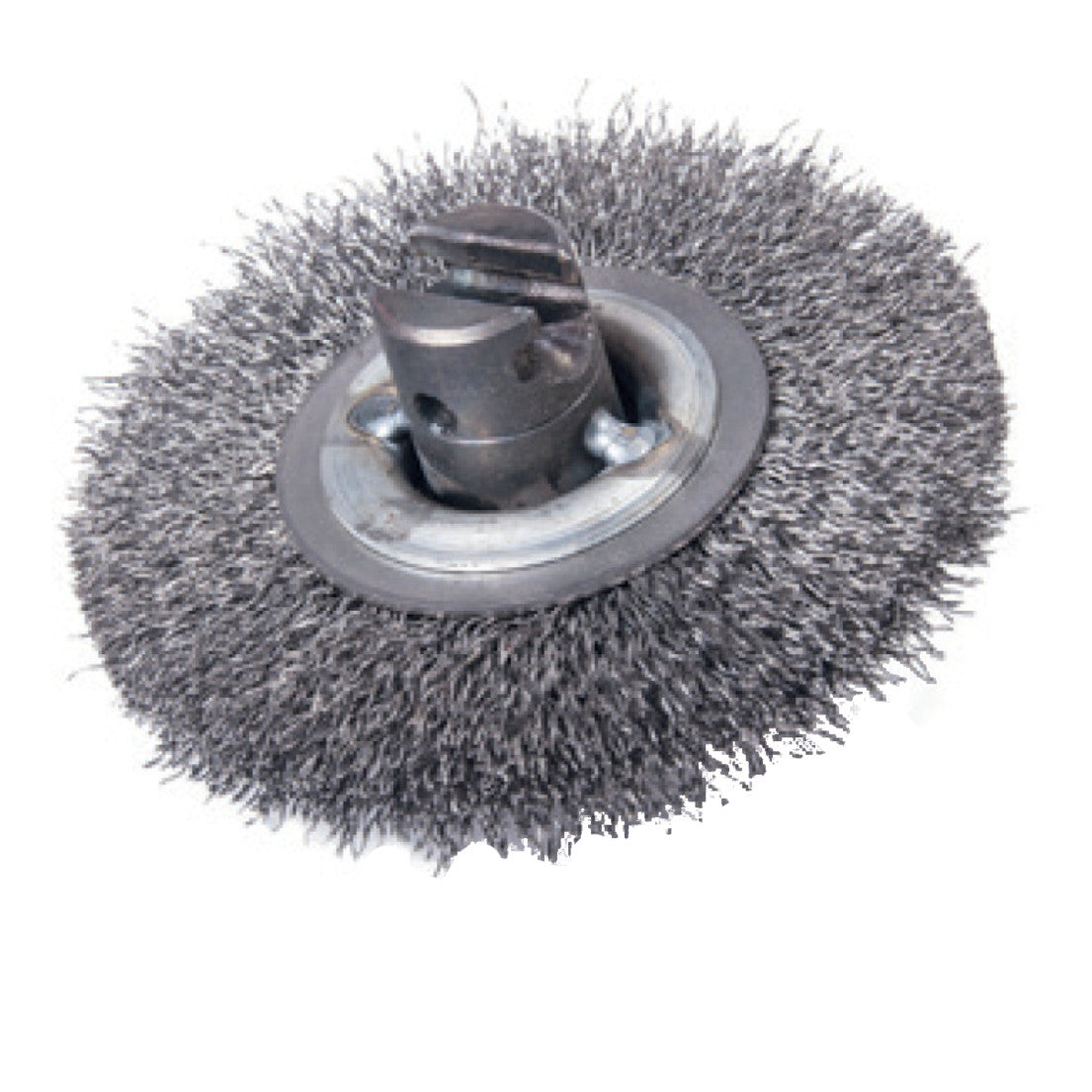 Scheiben-Rohrbürste DN 30 mm, 16 mm Kupplung, Stahldraht