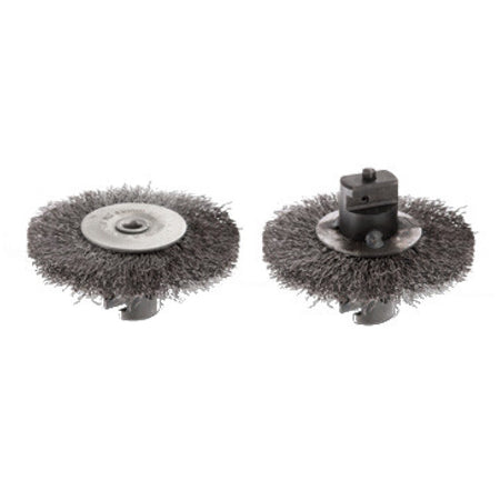 Scheiben-Rohrbürste DN 40 mm, 16 mm Kupplung, Stahldraht