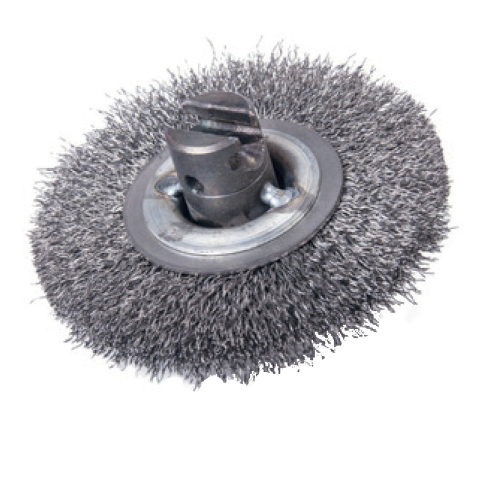 Scheiben-Rohrbürste DN 150 mm, 22 mm Kupplung, Stahldraht