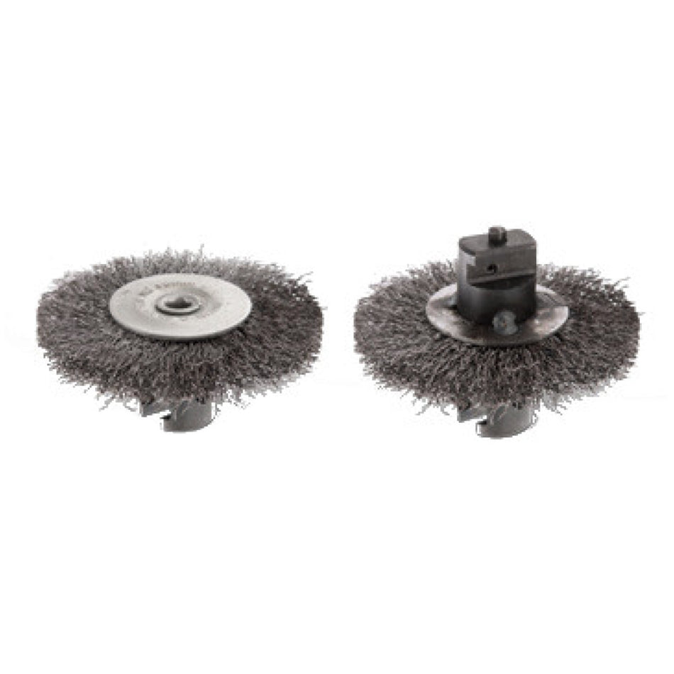 Scheiben-Rohrbürste DN 30 mm, 22 mm Kupplung, Stahldraht