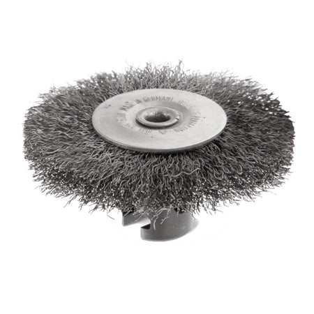 Disc pipe brush DN 60 mm, 22 mm coupling, steel wire