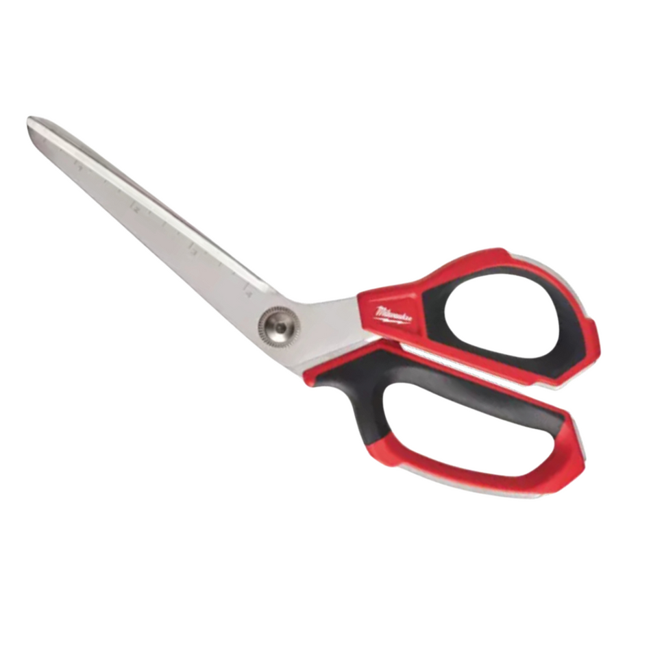 Tijeras de trabajo Milwaukee ergonómicas, con hojas microdentadas