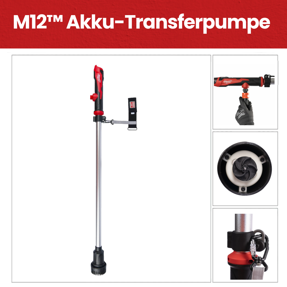 Milwaukee M12 BSWP-0 Akku-Transferpumpe