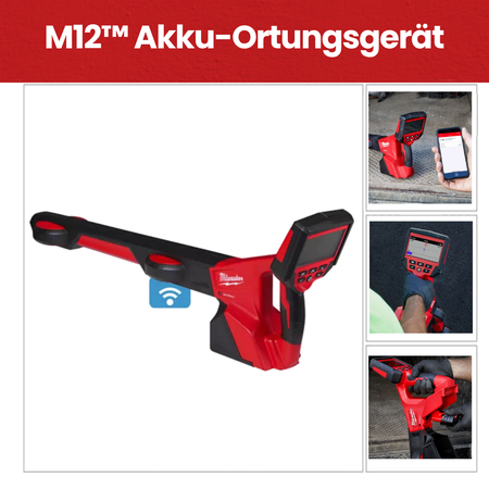 M12 PL-201C Akku-Ortungsgerät inkl. Akku und Ladegerät, im Koffer - Syskan - Online Shop: Abwassertechnik