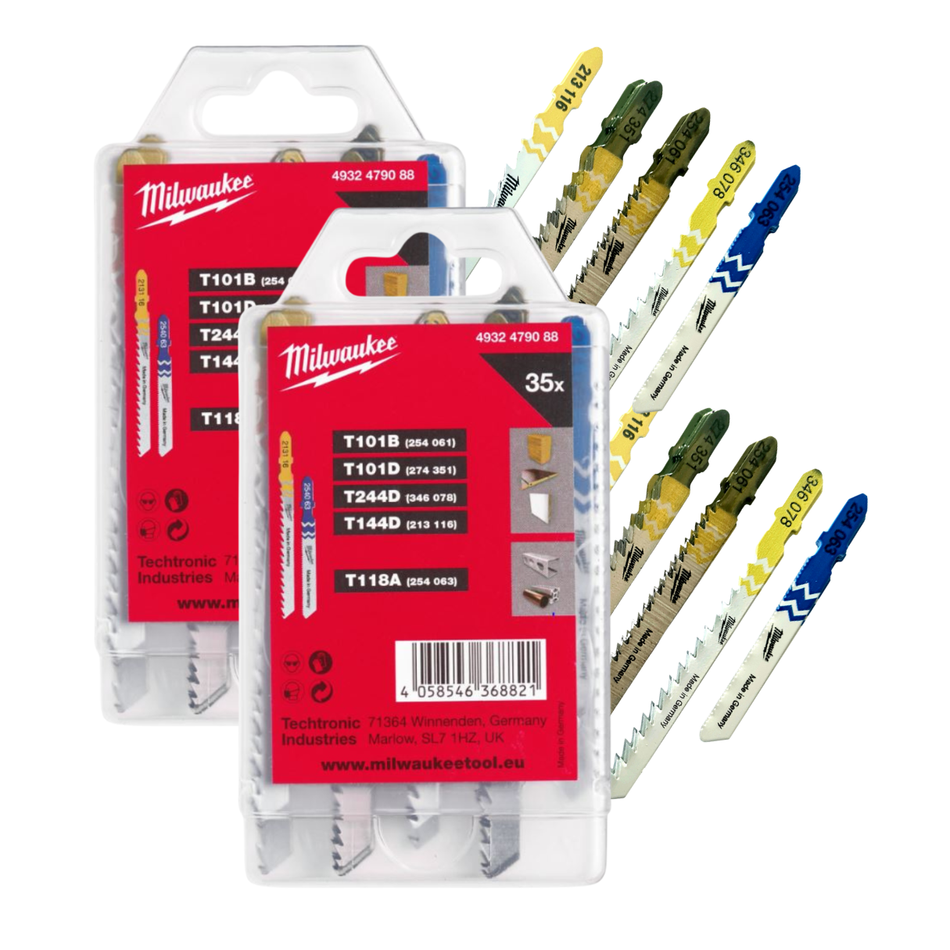 Milwaukee Stichsägeblatt-Doppelpack Set