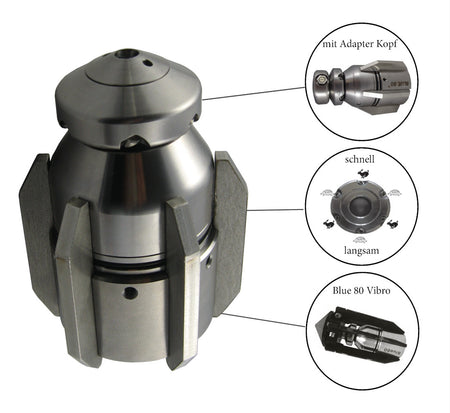 Blue 80 3/4" rotary nozzle