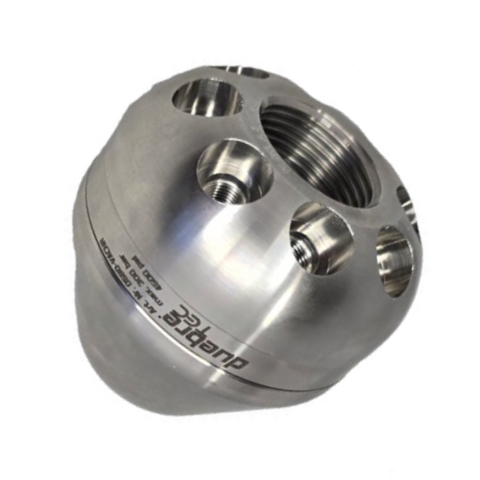 Mustang 1", stainless steel, sewer cleaning nozzle including 8 nozzle inserts