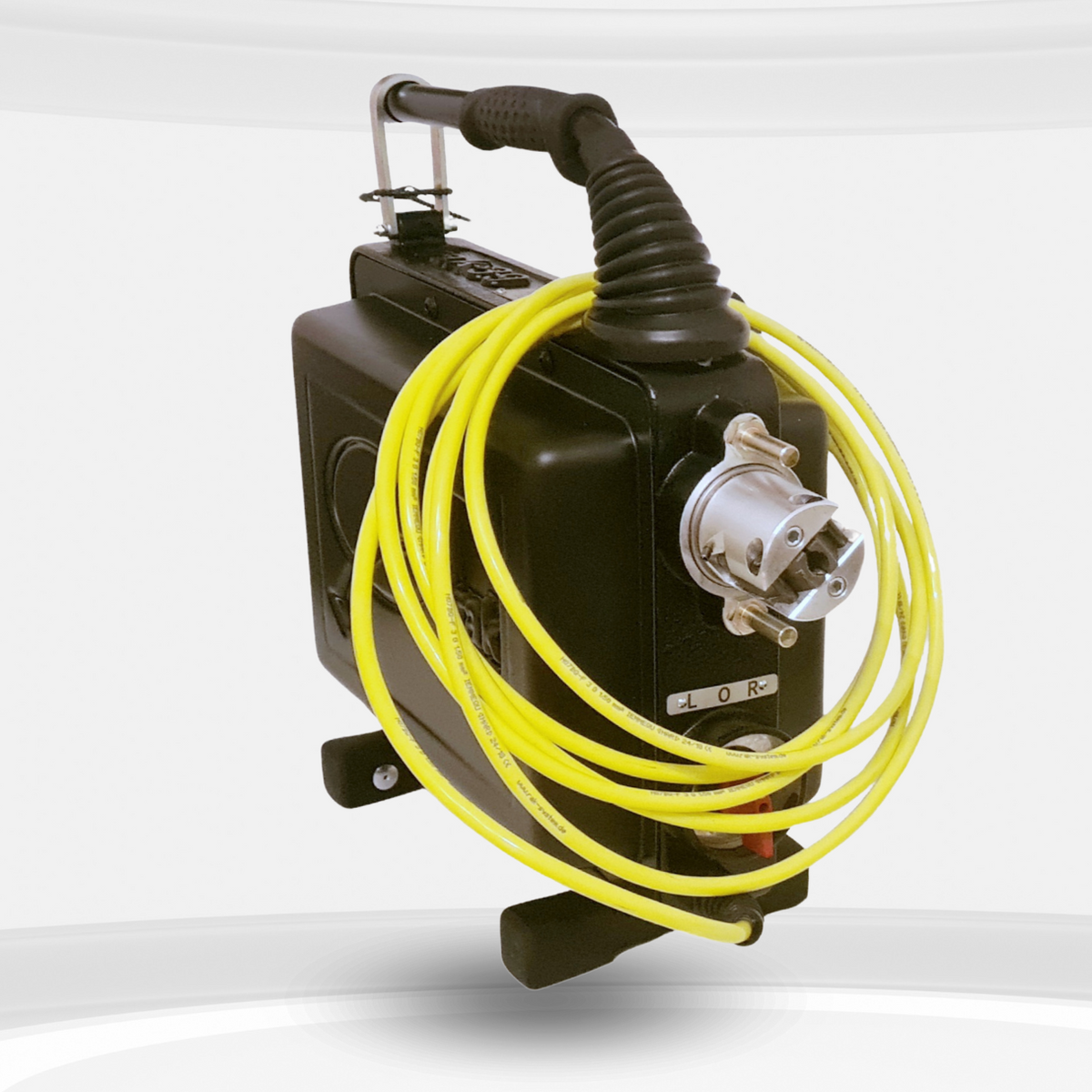 BLACK RAK-40 pipe-cleaning machine with guide hose