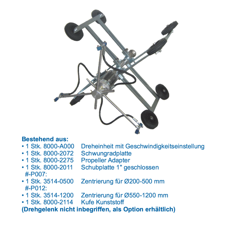 Blue 100 Großprofil-Reinigung  1" Propellerdüse