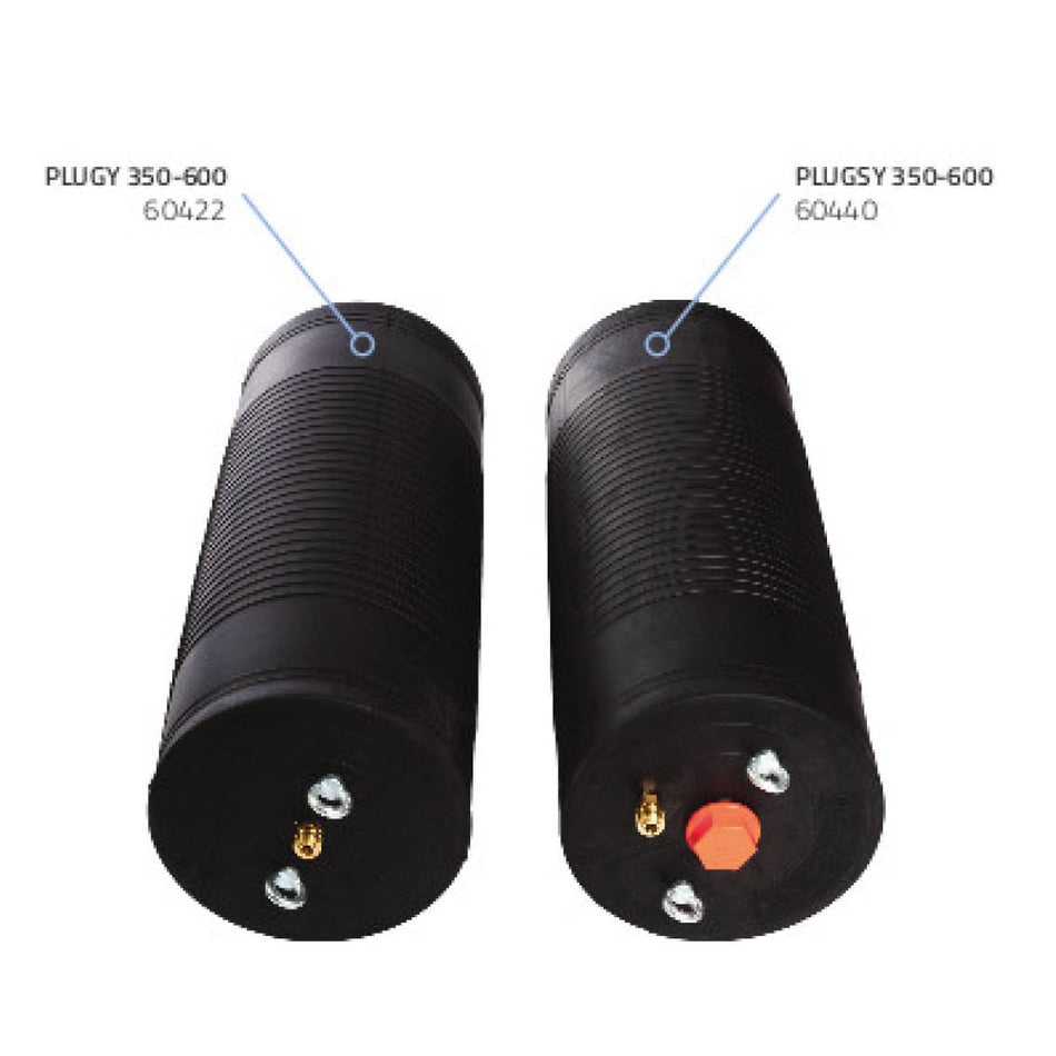 Rohr-Prüfblase Plugsy DN 350-600 (2,5 bar), Durchgang 2"