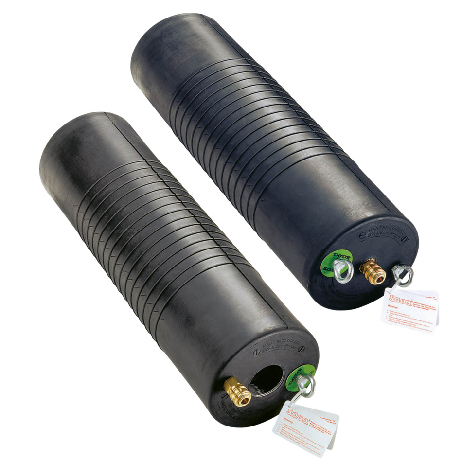 Tappo di prova per tubazioni Plugsy DN 375-750 (2,5 bar), passaggio 2"