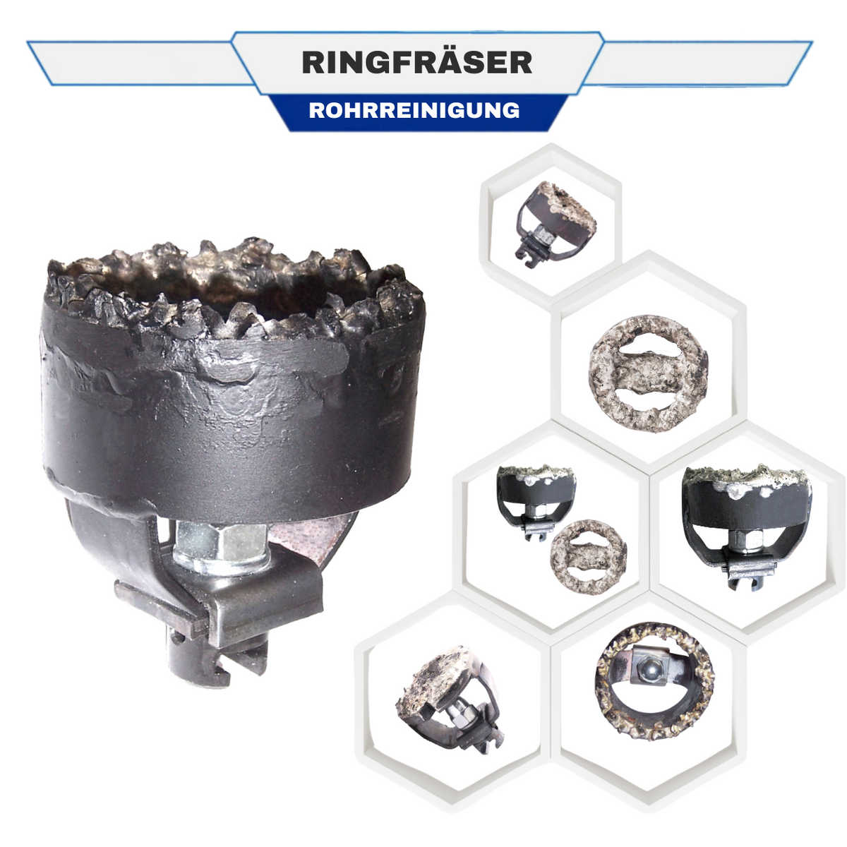 Ringfräser 22mm Kupplung/Kopf Ø 40 mm mit Hartmetallbesatz
