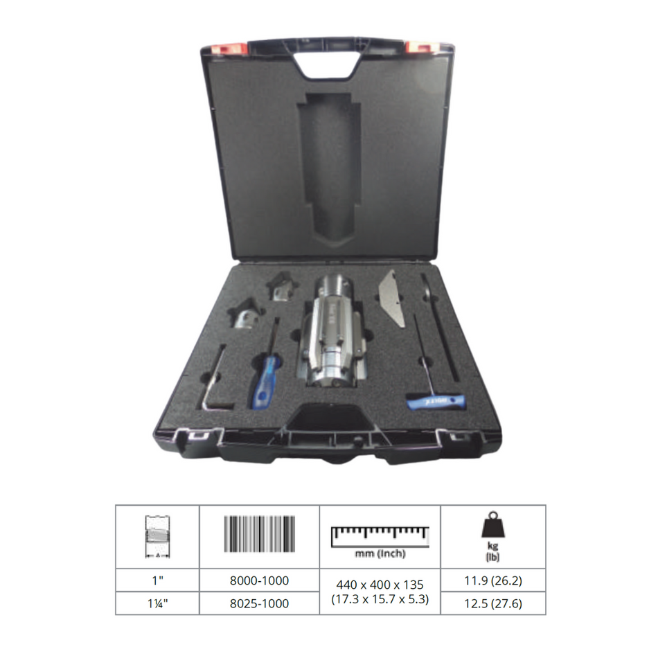 Essential Pack Blue 100 1", inkl. Koffer und weitere Düsen