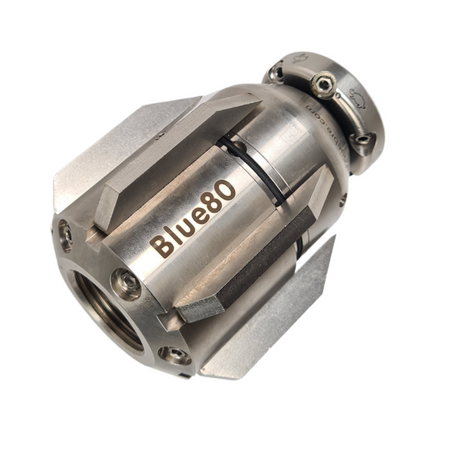 Blue 80 3/4" rotary nozzle with pre-jet
