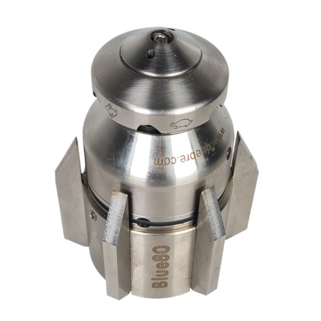 Blue 80 3/4" rotary nozzle with pre-jet