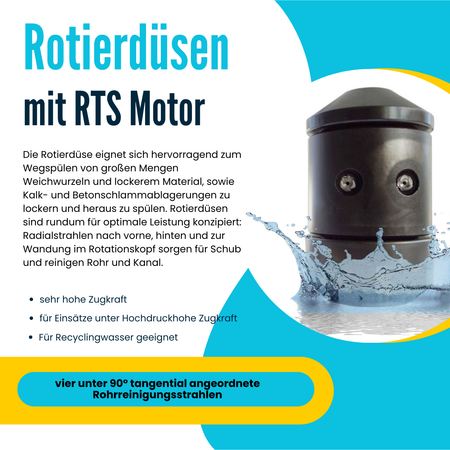 RTS rotary nozzle 60 mm, 3/4" rotary nozzle