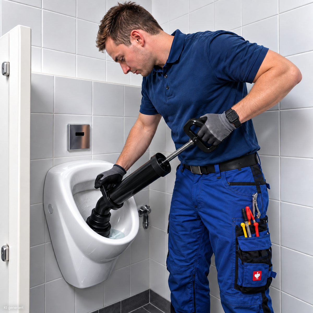 Suction-pressure drain cleaner with three adapters