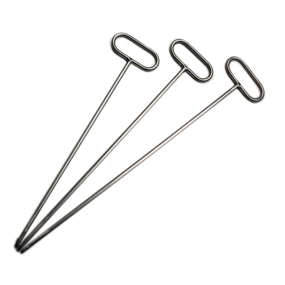 Schachtdeckelhaken Edelstahl (80 cm)  Kanaldeckelheber mit großen Griff