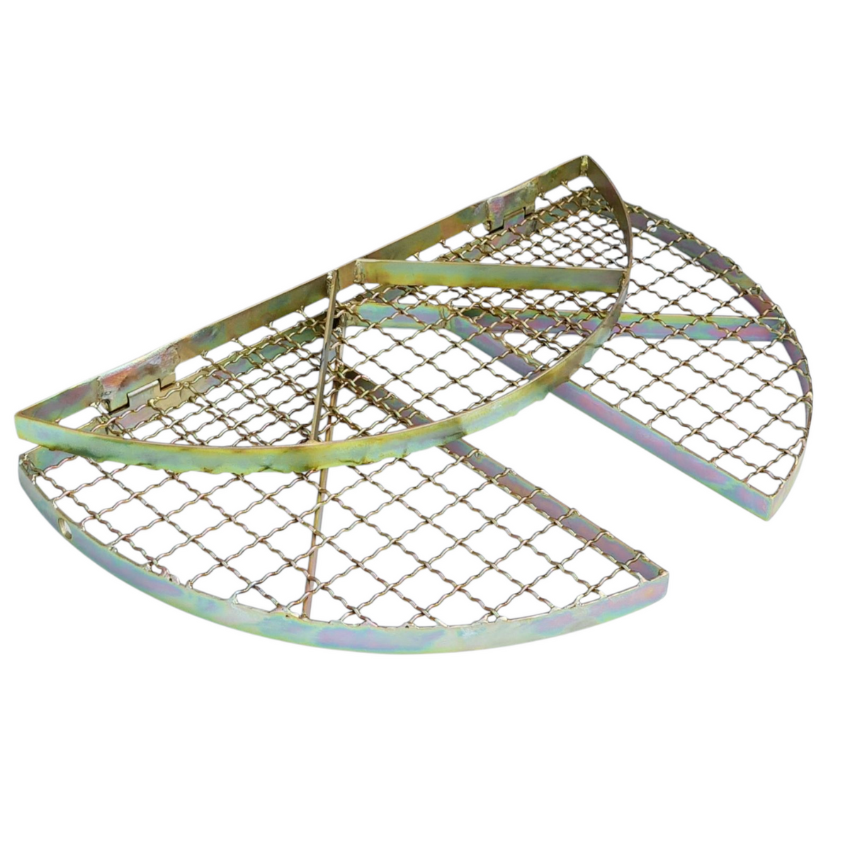 Arbeitsgitter klappbar SG041 Ø 670 mm Schachtabdeckung mit Aussparung (ohne Fahnen)