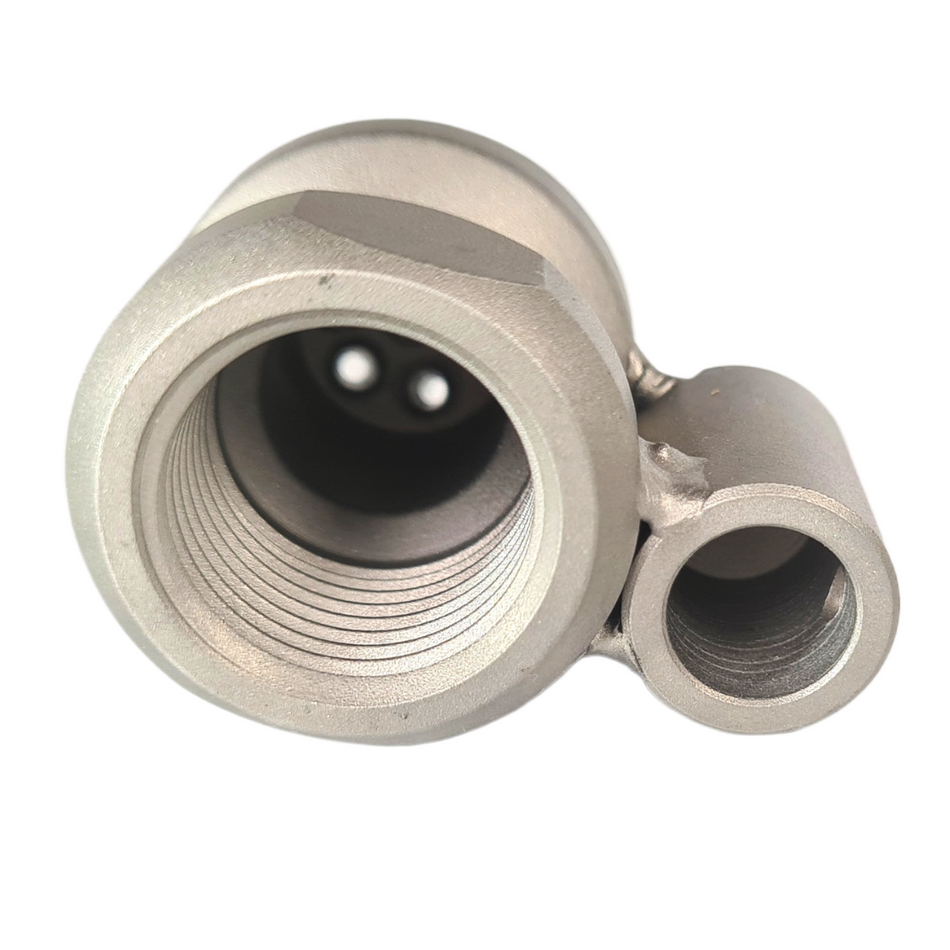 Sliding nozzle 1/2", without back jet, with coupling and including 9 ceramic inserts