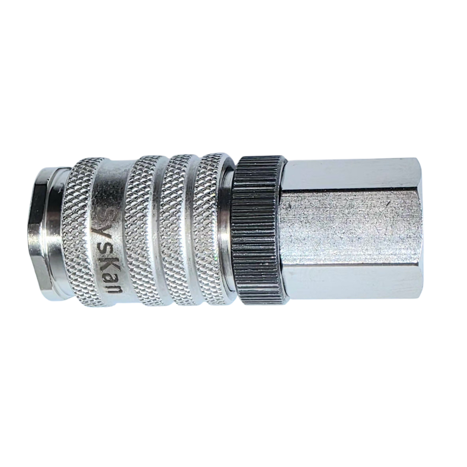 Druckluft-Kupplung NW 7,8 mm, 1/4" IG mit Sicherungsring