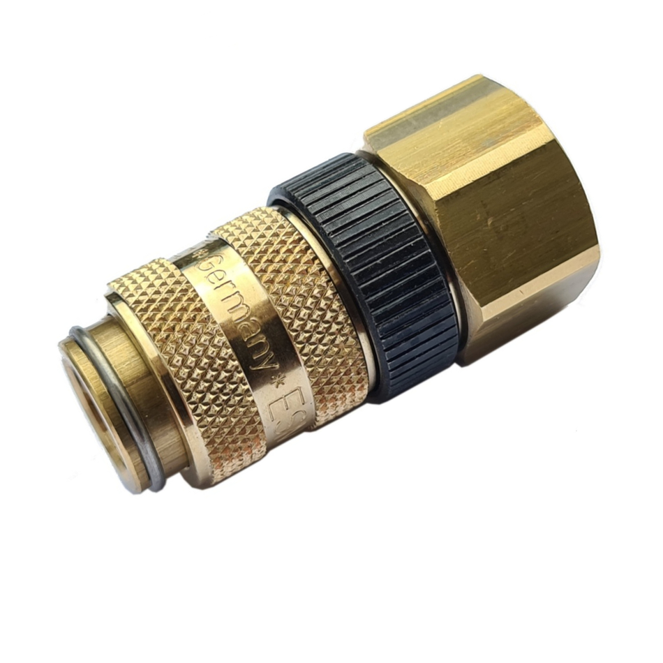 Druckluft-Kupplung NW 5 mm, 1/4" IG mit Sicherungsring