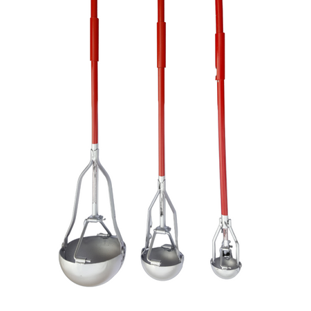 Sielreiniger, rund 2 m lang, 13 cm Ø, Handbagger