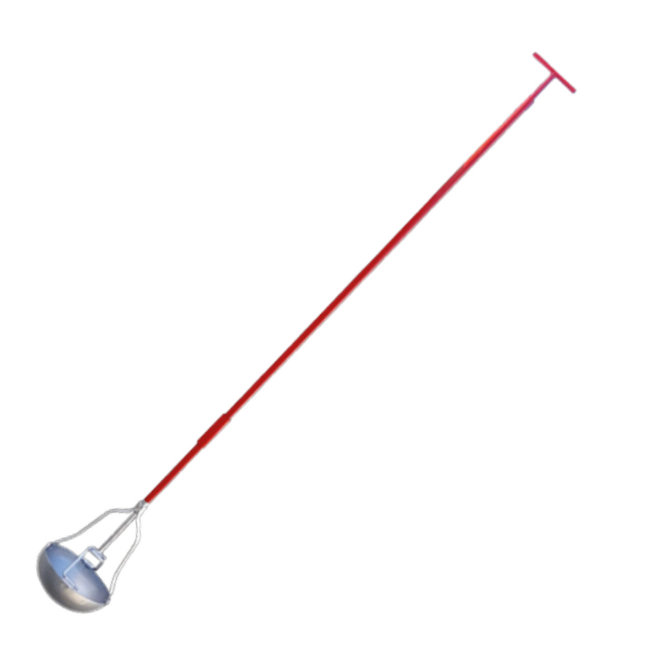 Nettoyeur de caniveaux rond, longueur 2,5 m, Ø 9 cm, pelle manuelle