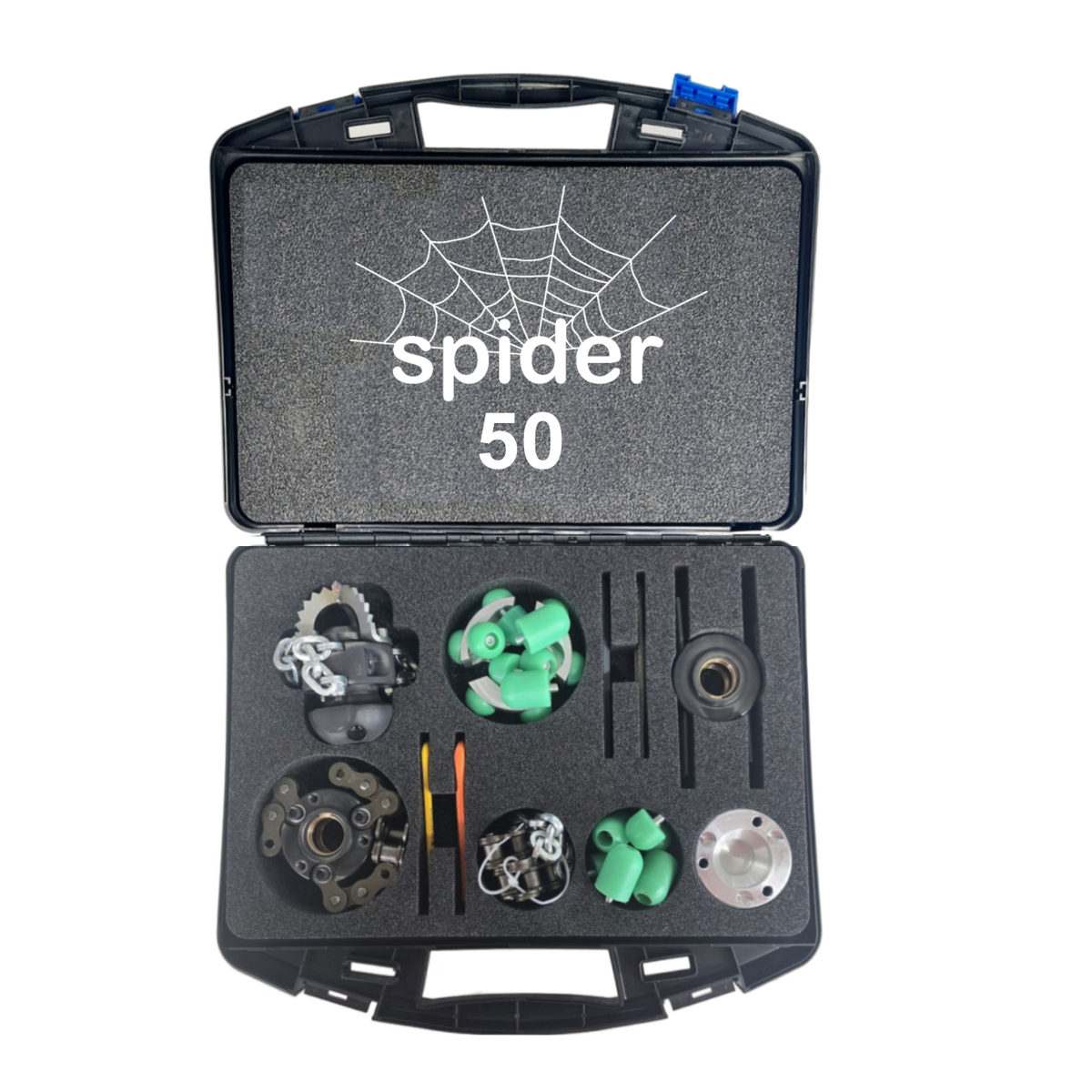 Kettenschleuder Spider 50, 1/2" bis DN 150, Profi Kofferset