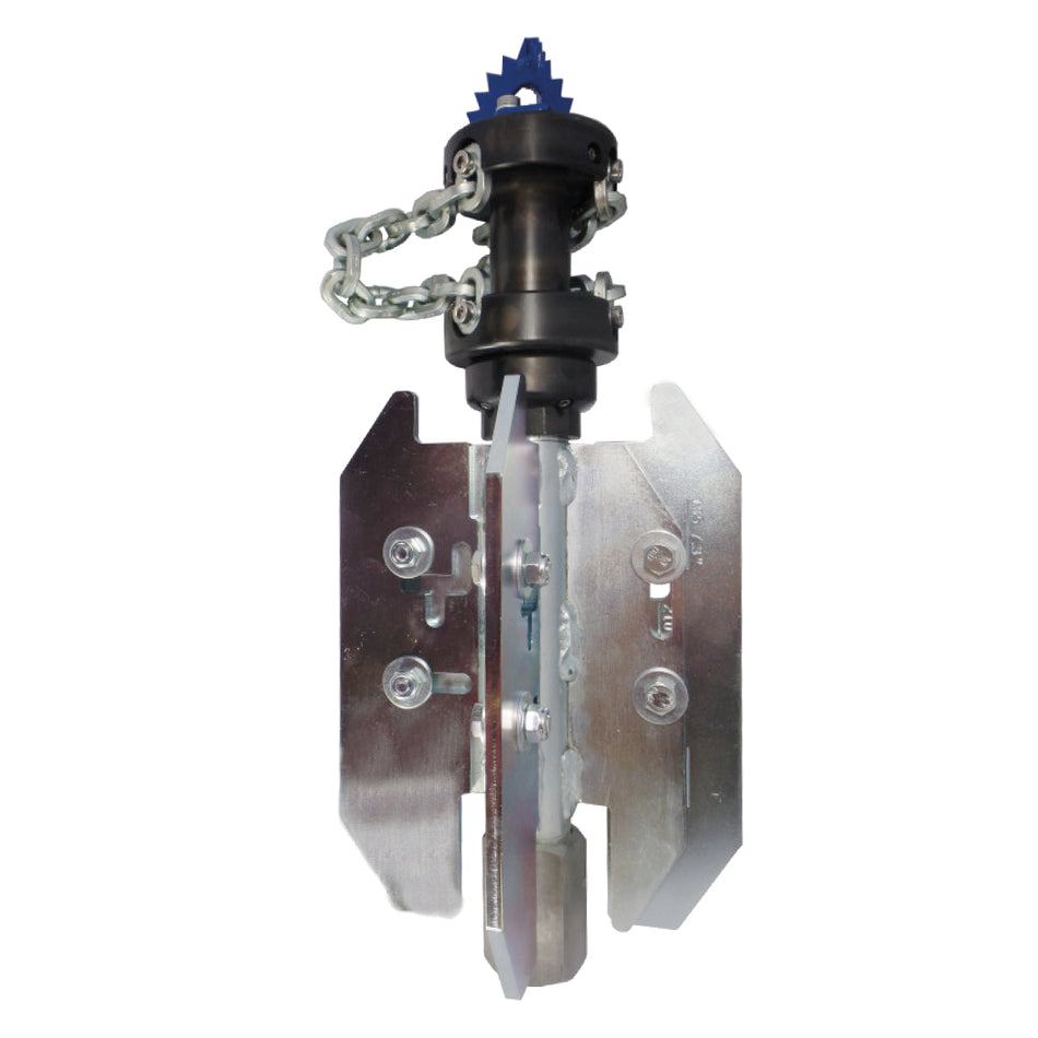 Kettenschleuder Spider 80 R 1" für Rohre von 200-250 mm Ø