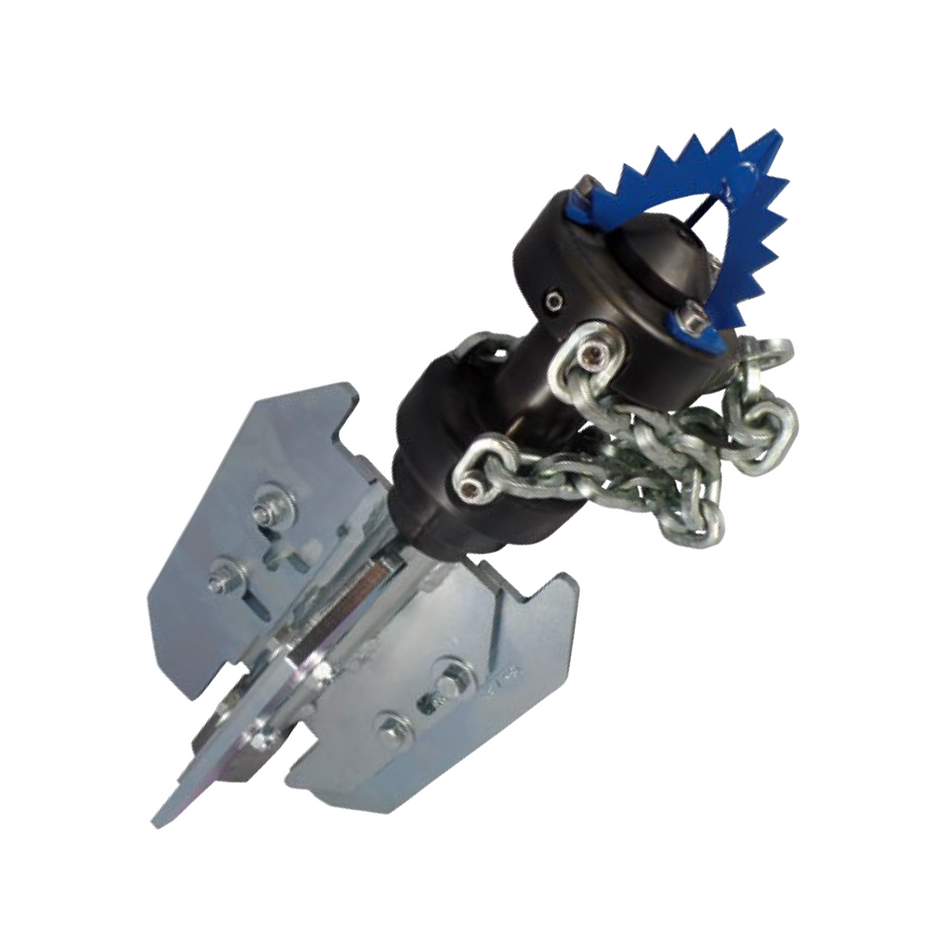 Kettenschleuder Spider 80 R 1" für Rohre von 200-250 mm Ø