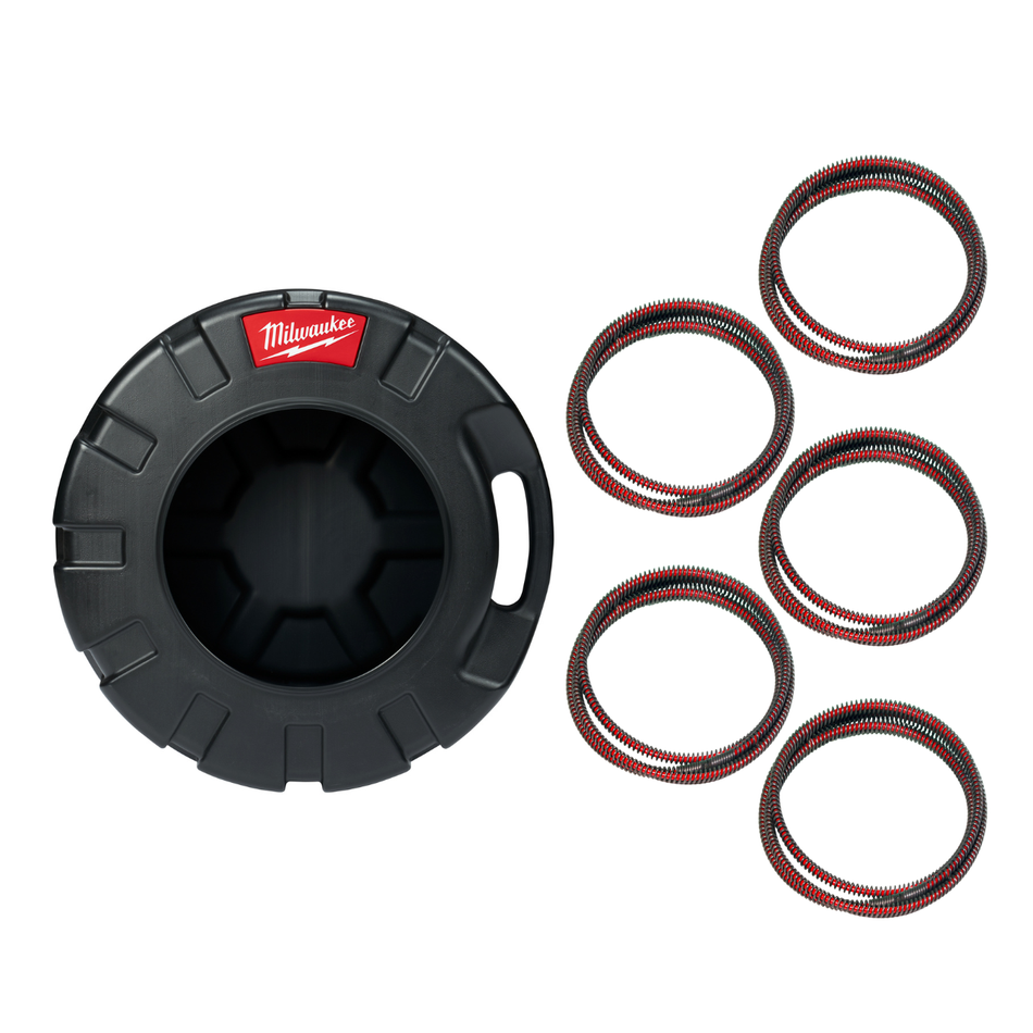 Set di spirali 5x 22 (RSP-22SmK), incl. 1 tamburo portaspirali Milwaukee