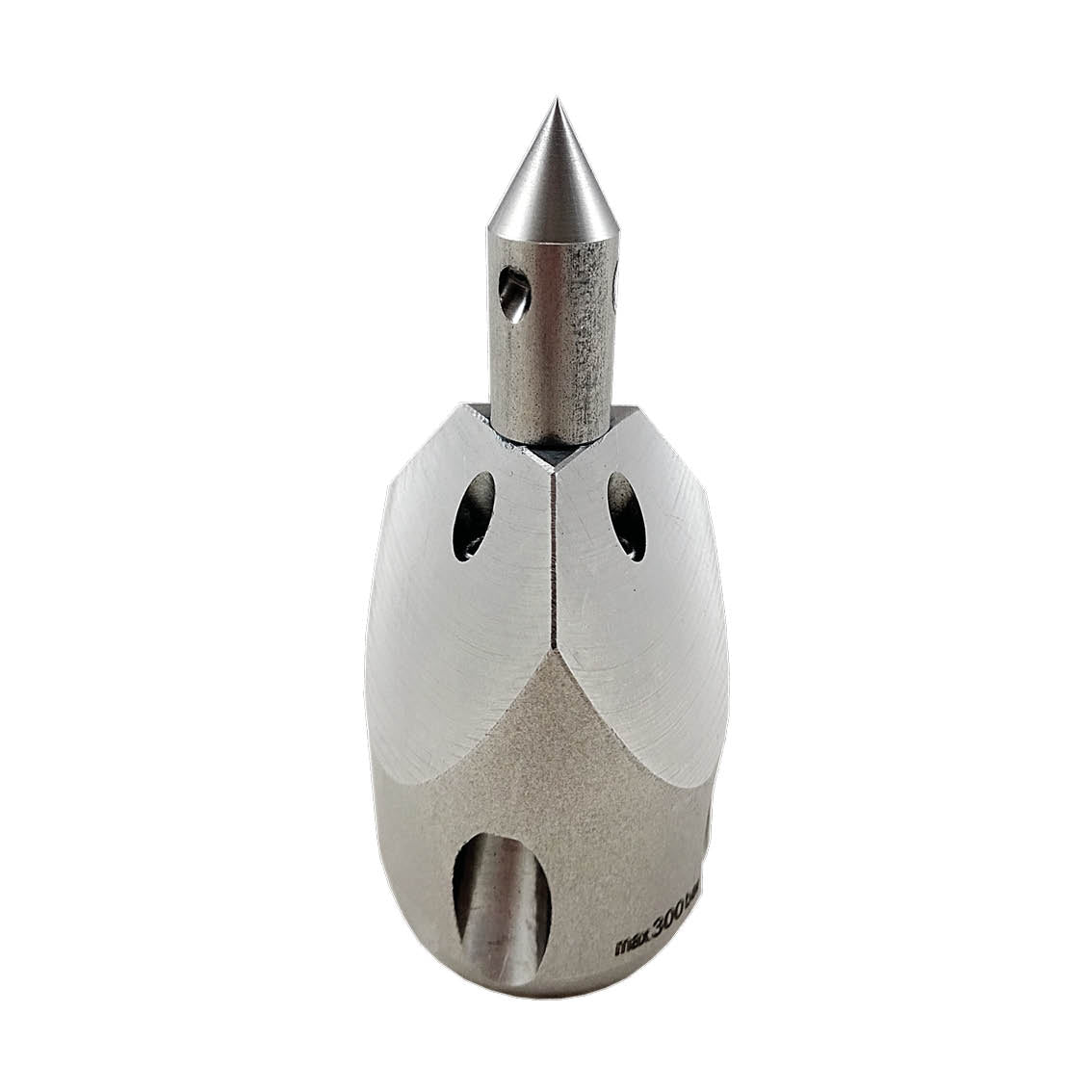 Piercing nozzle 1/4" with drilling tip, drilled, cleaning nozzle