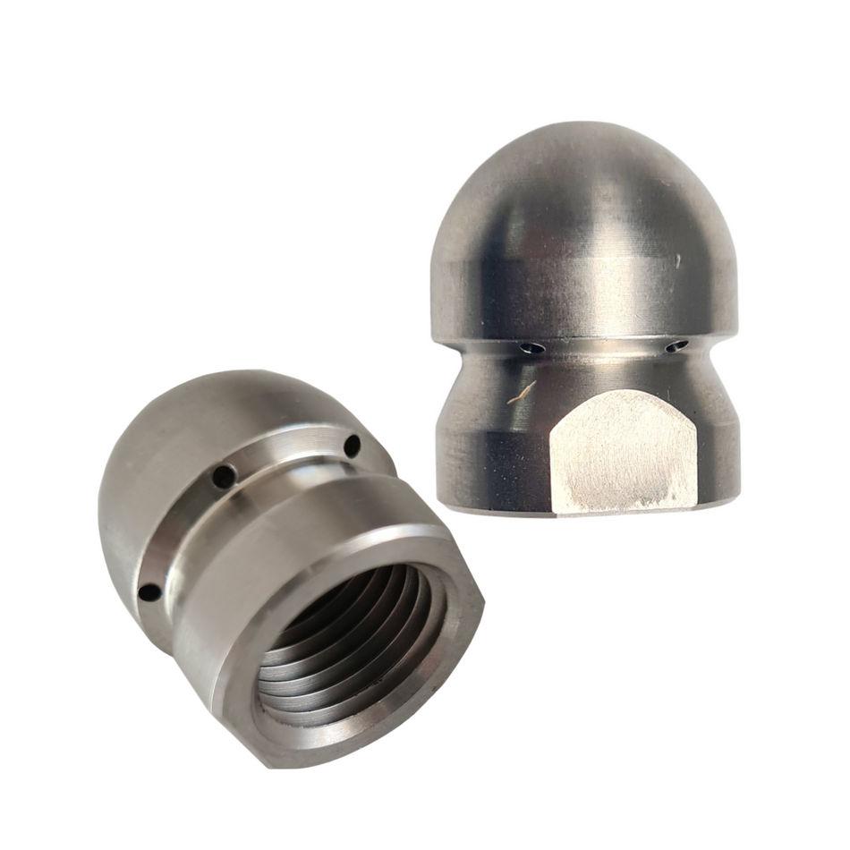 Standarddüse 1/4", gebohrt, ExPJ Reinigungsdüse mit Vorstrahl, 40 lit. - Syskan - Online Shop: Abwassertechnik