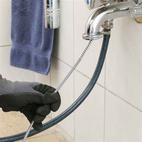 Spirale de nettoyage de canalisations 22 mm x 4,5 m de long, souple sans noyau