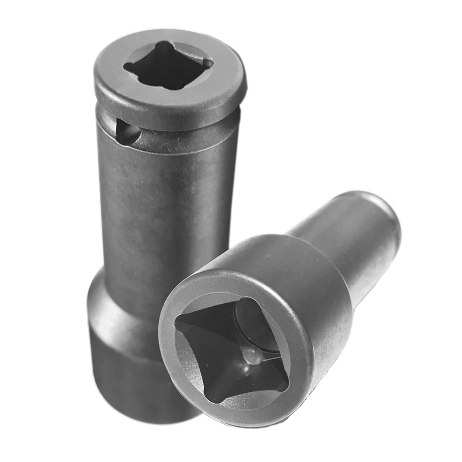 Stecknuss Set 17 und 22 mm Steckschlüssel Innenvierkant 1/2"