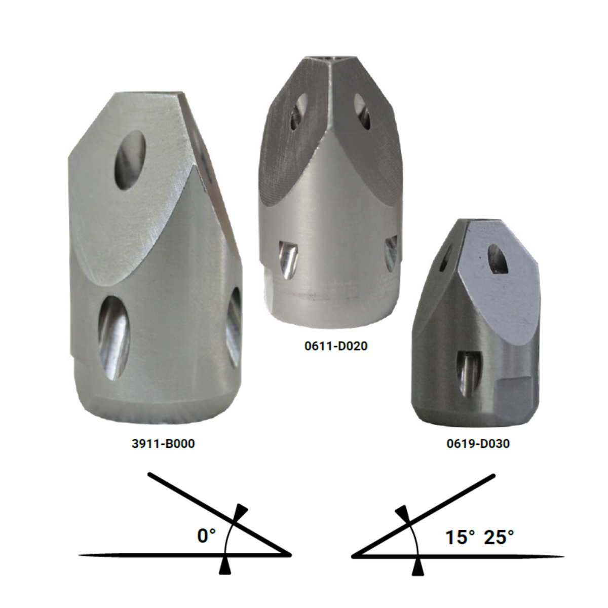 Piercing nozzle 1/4", 40 lit, ExPJ cleaning nozzle, drilled