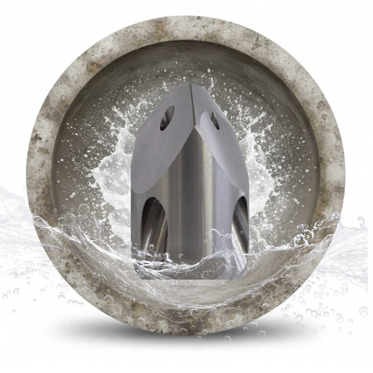 Penetrating nozzle 1/8", 30 liters, ExPJ drilled cleaning nozzle