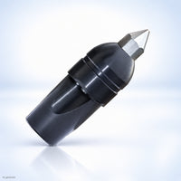Torpedo nozzle 1/2", cleaning nozzle with ceramic inserts