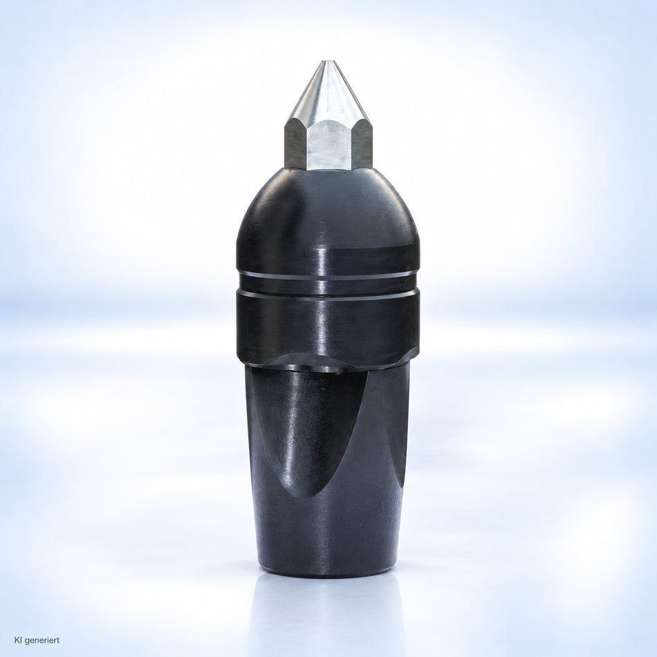 Torpedo nozzle 1/2", cleaning nozzle with ceramic inserts