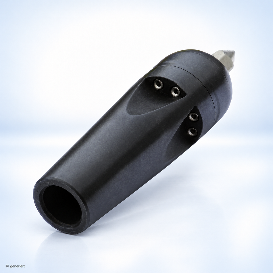 Torpedo nozzle 3/4", cleaning nozzle with ceramic inserts