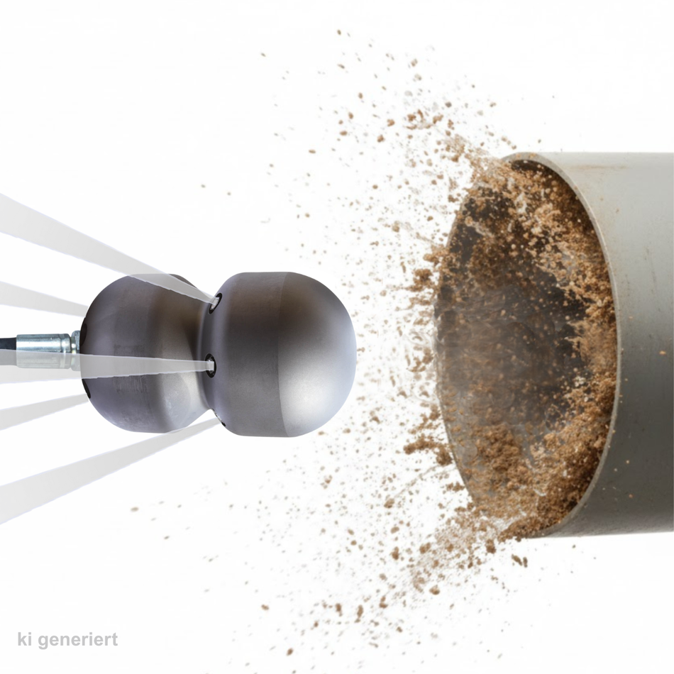 Turbobombe TB125  1 1/4", Rohrreinigungsdüse