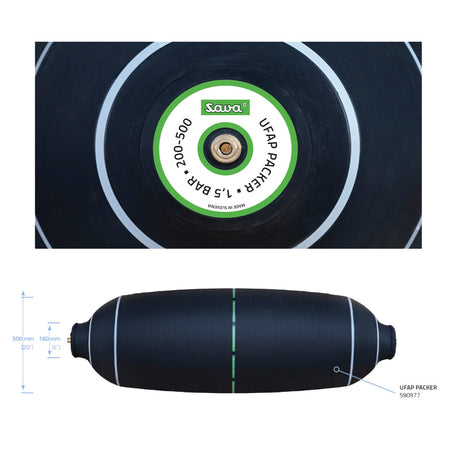 Ultra flex advanced packer (UFAP) 200-500, 3 Meter