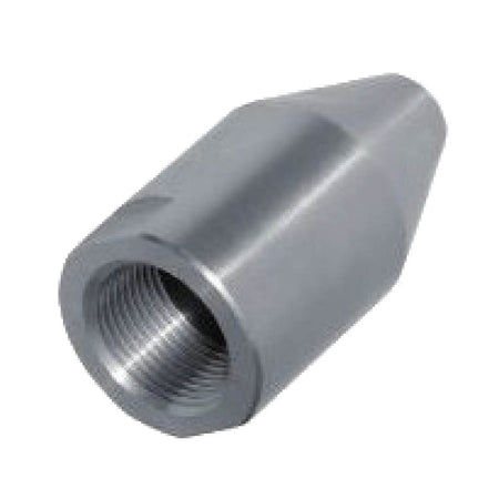Pre-jet nozzle, female thread V01, straight jet, 1/2", drilled