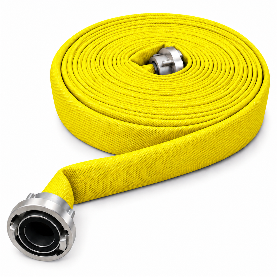 Wasserbefüllschlauch - Feuerwehrschlauch signalgelb