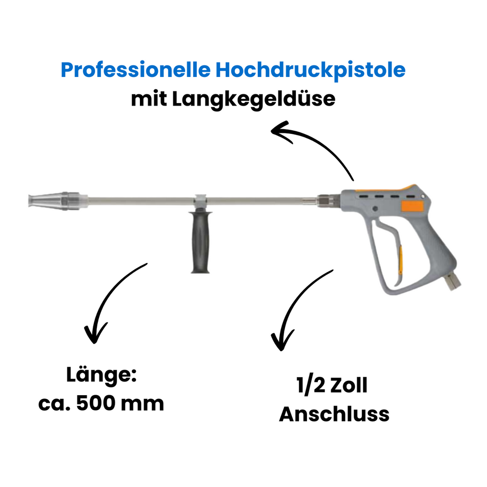 HD-Spritzpistole - ST3500E mit Langkegeldüse 1/2"