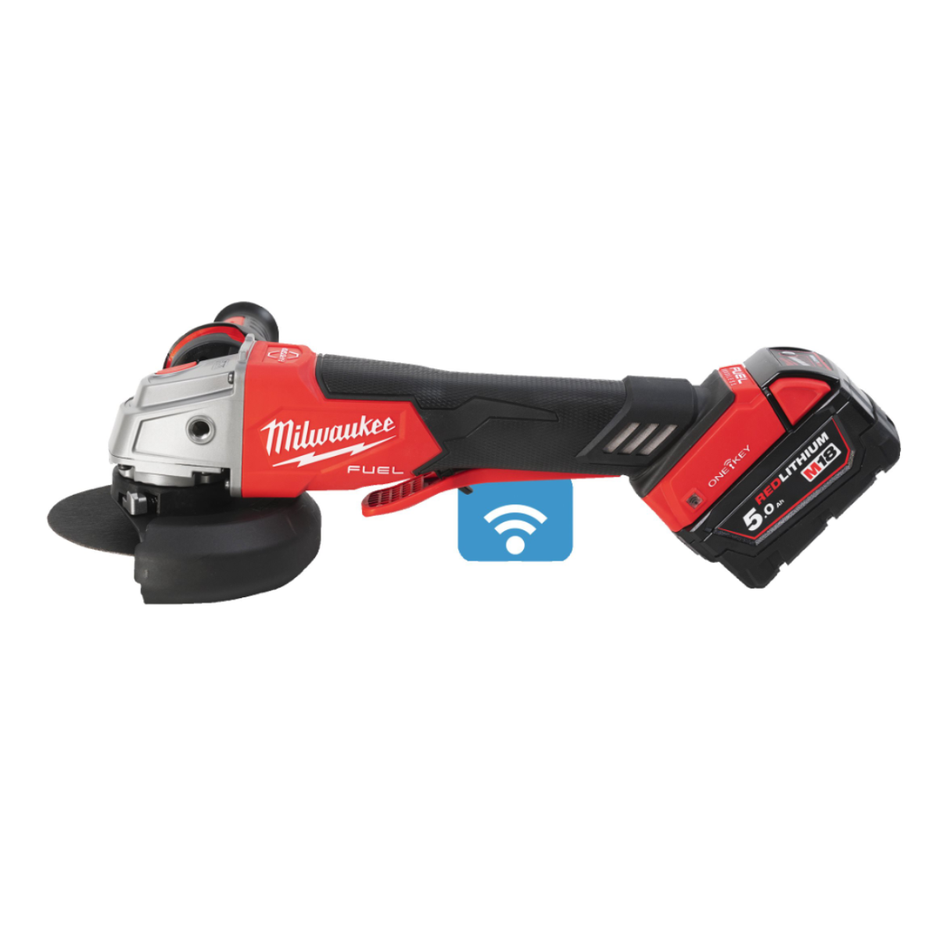 Milwaukee M18 Akku-Sicherheits-Winkelschleifer ONEFSAG125XPDB-502X