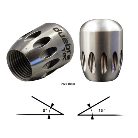 360° Zugdüse 1/2" mit Vorstrahl, Reinigungsdüse mit Keramikeinsätzen