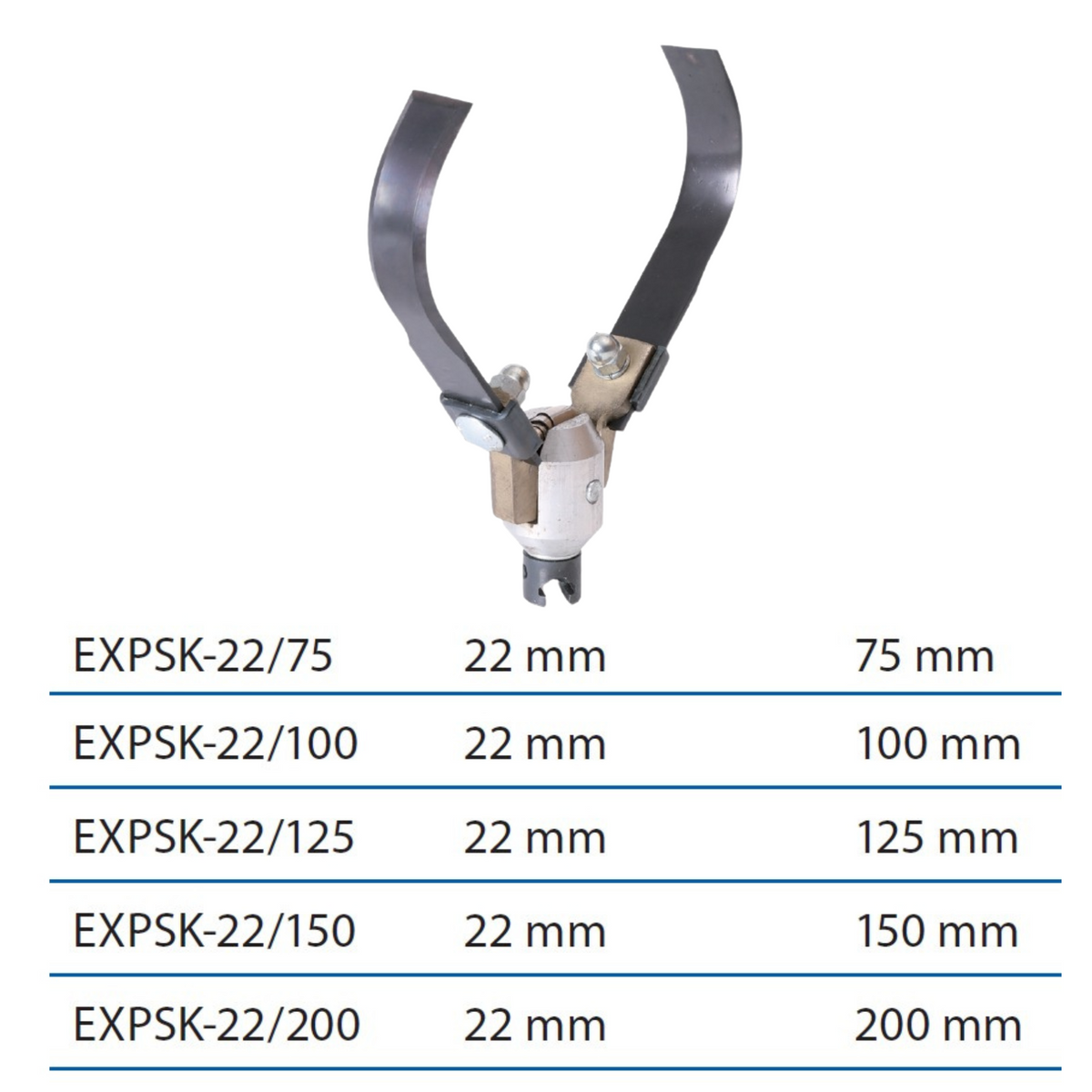Expanderschneider/Expanderschneidkopf 22x75 mm