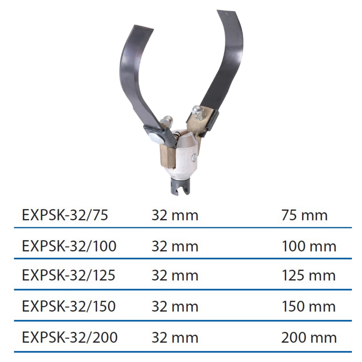 Expanderschneider/Expanderschneidkopf 32x100 mm